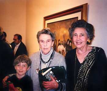 P. K. Page with Leonora Carrington.