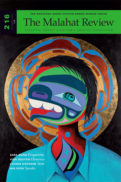 Issue 216 cover art by Lawrence Paul Yuxweluptun Lets'lo:tseltun